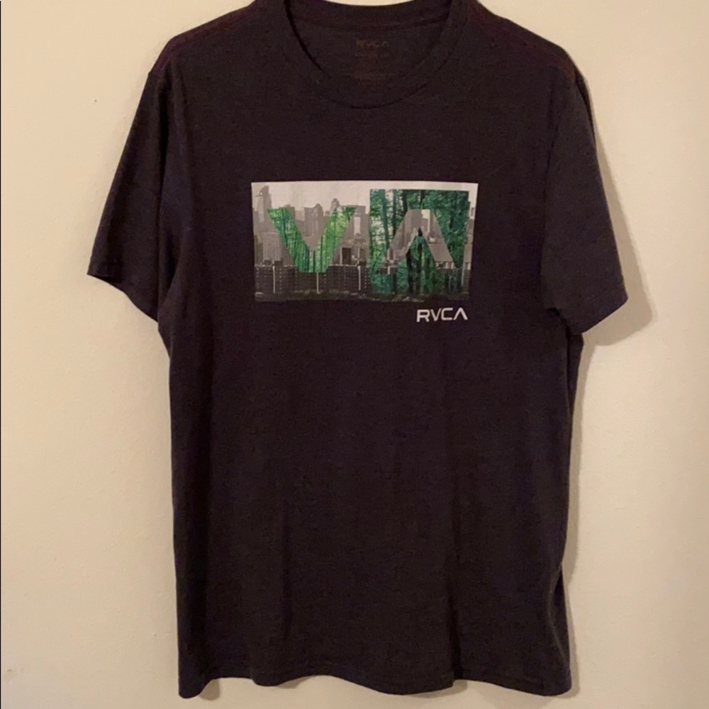 Large Grey RVCA T-Shirt